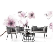 Resim Erezogullari_Mobilya Modern Bekleme Odası Ofis Oturma Grubu Mobilyası (2+1+1) 