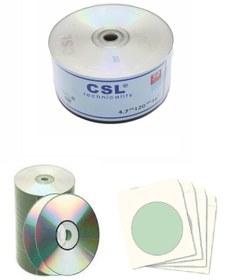 Resim CSL Boş Cd-r 700mb-80mın 52x 10 Adet Ve Cd Zarfı 10 Adet 