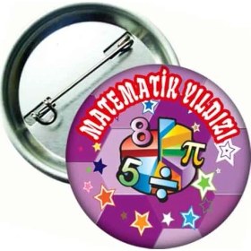 Resim Hediye Panayırı Matematik Yıldızı Rozeti - 20 Adet 