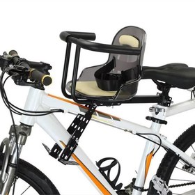 Resim E-Bike Bisiklet Çocuk Taşıyıcı Kadro Bağlantılı Elektrikli Bisiklet Uyumlu Çocuk Koltuğu 