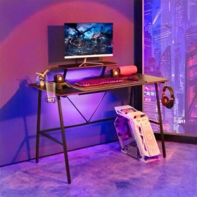 Resim adore mobilya Adore Gaming Master Oyuncu ve Bilgisayar Masası-Siyah 120X90X60 cm 