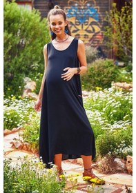 Resim Los Banditos Hamile Elbise-Std-Siyah 