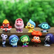 Resim Disney İçten Dışa karakterleri PVC süsler, zarif masaüstü aksesuarları, ev ofis masaları için uygun, araba süsleri, Yeni Yıl hediyeleri, Sevgililer Günü hediyeleri 