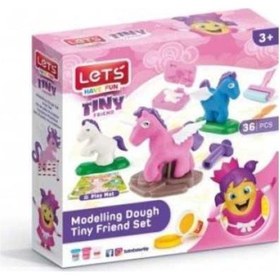 Resim Tiny Minik Arkadaşım Set 3 75 Gr Oyun Hamuru L8494 