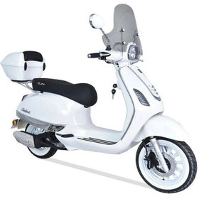 Resim Arora Safari 50 Scooter Motosiklet Beyaz 
