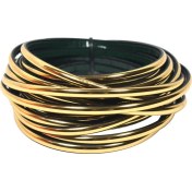 Resim Trend Garaj Gold Altın Yapışkanlı Nikelaj Tampon Panjur Şeridi 5 mm 3 Metre 