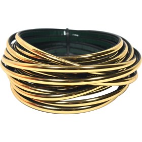 Resim Trend Garaj Gold Altın Yapışkanlı Nikelaj Tampon Panjur Şeridi 5 mm 3 Metre 