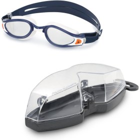 Resim Aqua Sphere Kaiman Exo Şeffaf Lens - Mavi/beyaz Yüzücü Gözlüğü 