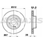 Resim Fren Dıskı On C219 05 10 W211 02 08 S211 03 09 