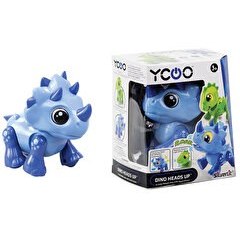 Resim Silverlit Sesli ve Işıklı Elektronik Robot Dino Heads Up Mavi 