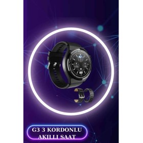 Resim Zero Land Ilkeshop Akıllı Saat ve Kulaklık Seti Dokunmatik Ekran 5.0 Bluetooth Bağlantılı Sesli Görüşme 