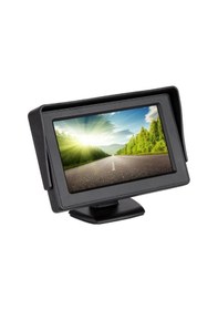Resim 4.3" İnç Ayaklı Araç Monitörü Çift Kamera Girişli Tft Led Ekran Geri Vites Tetiklemeli Geri Görüş Kamerası Twogo Go-i430 