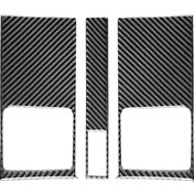Resim 3 Adet / Takım Karbon Fiber Araba Merkezi Kontrol Hava Çıkış Paneli Honda Crv 2007-2011 İçin Dekoratif Etiket, Sol Ve Sağ Sürücü Evrensel 1 Adet 
