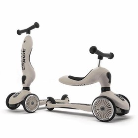 Resim Scoot and Ride Highwaykick 1 Oturaklı Çocuk Scooter Açık Gri 160629-96268 