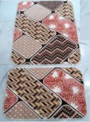 Resim Dormina Büyük 2li Banyo Seti, Klozet Takımı, Paspas-pembe 