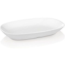 Resim Vural Melamin 230534 Oval 6'lı Kayık Tabak - 34 CM 