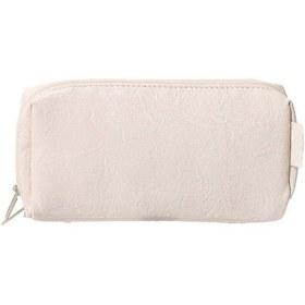 Resim Ganzhoushop Kalem Kutusu, Yumuşak Kalem Kesesi, Kalem Çantası, Basit Kırtasiye Çantası, Ofis Estetik Okul Düzenleyici, Beyaz 