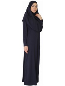 Resim Zehranaz Namaz Elbisesi Koyu Lacivert Fermuarsız Namaz Elbisesi Koyu Lacivert 