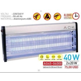Resim Ack Sinek ve Haşere Öldürücü 2X20W 