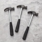 Resim Mini ve kompakt koyun boynuzu çekiç. El yapımı DIY takı çekiçi. Takı yapım aletleri. El yapımı blok çekiçi. Kompakt, taşınabilir ve kolay saklanabilir. İki çeşit çekiç: plastik ve demir çekiçler. Dayanıklı 