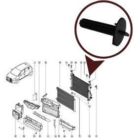 Resim Renault Clio 4 Radyatör Pimi 2012-2019 1 Adet 397889173r 