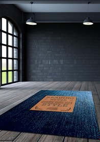 Resim Okumanın Modası Geçmez Dekoratif Kitap Sever Halısı - 160x240 