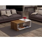 Resim Decorotika Modern Orta Sehpa Ceviz Beyaz 