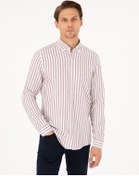 Resim Pierre Cardin Erkek Mor Gömlek Desenli 50295253-vr038 Mor 