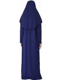 Resim Zehranaz Namaz Elbisesi Açık Lacivert Fermuarlı Namaz Elbisesi Açık Lacivert 