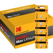 Resim Kodak 60 Adet Cr1620 Lityum Para Pil 