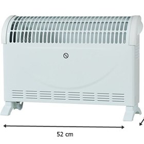 Resim woodhub Elektrikli Isıtıcı Konvektör Isıtıcı Elektrikli Turbo Fanlı Soba Termostatlı Heater 2000watt 