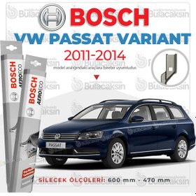 Resim Volkswagen Passat Variant Muz Silecek Takımı 2011-2014 Bosch Ae 