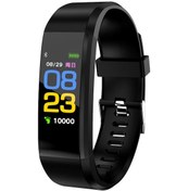 Resim Leezsing 115plus Akıllı Spor Bilek Kalp Atış Hızı, Kan Basıncı İstemi Bluetooth Bilezik Hediye Siyah 
