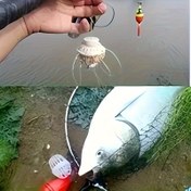 Resim 4 adet patlayıcı kancalı iğne---su canavarı seti, patlayıcı kanca kafesi, yem sepetli karbon çelik balık kancası, tatlı ve tuzlu su balıkçılığı için uygun - Balıkçılık profesyonel aksesuar seti 