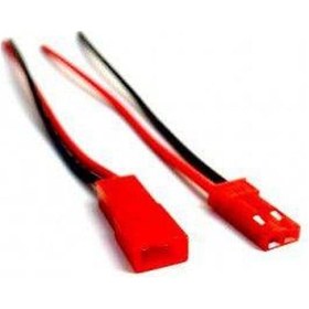 Resim 2 Pin Sm Jst Kablo 20Cm Erkek - Dişi Takım 2 Li Kırmızı 