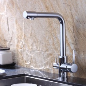 Resim Venita Su Arıtma Cihazı Için 3 Yollu Bataryalı Musluk 