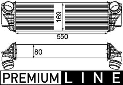 Resim MAHLE CI185000P | İntercooler Radyatörü F10 