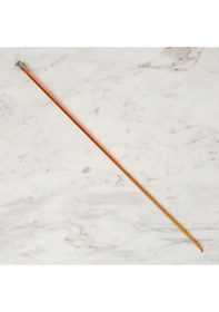 Resim Abarta 4,5mm Renkli Metal Gagalı Örgü Şiş Tunus Tığ 25cm-sarı 1 Adet 