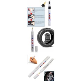 Resim Lastik Yazı Kalemi - Beyaz Midastech 