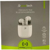 Resim ESİKAR Soultech BH015B Freesound True Comfort Kablosuz Tws Bluetooth Kulaklık Beyaz 