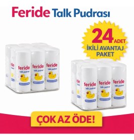 Resim Feride Talk Bebek Pudrası Avantajlı Paket 24 Adet 