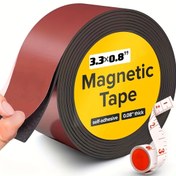 Resim 1parça Endüstriyel Manyetik Bant Rulo - Güçlü Tutkal, Polyester Malzeme, Yuvarlak Şekil, Kendinden Yapışkan, 0.2cm Kalınlık, El Sanatları, Sanat Projeleri, Beyaz Tahtalar, Buzdolabı Organizasyonu, Günlük Ofis Kullanımı, Ofis Organizasyonu İçin İdeal | Dekoratif Bant | Düz Dokulu 
