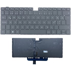 Resim Genel Markalar TH-Huawei MateBook KLV-W19E Notebook Klavye (Siyah TR) 