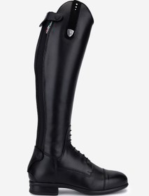 Resim Tattini Unisex Hakiki Deri Siyah (Small) Binici Çizmesi VLM6274 - 36 