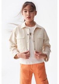 Resim Nk Kids Kız Ceket 24ynk36706 Krem 