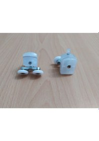 Resim Kırılmaya Karşı Dayanıklı Duşakabin Tekerleği Tekerlek Şeffaf 