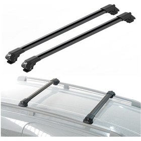 Resim Dacia Sandero 2021 Uyumlu Trs-1 Ara Atkı Tavan Barı Siyah 2 Adet 