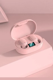 Resim Favors Dots E6s Bluetooth Kulaklık Hd Ses Extra Bass Yüksek Mikrofon Kalitesi Pembe Uyumlu 