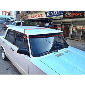 Resim Fiat 124 - Serçe Ön Cam Siperlik Fiberglass Boyasız 