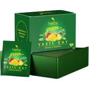 Resim HERBY Mango ve Ananaslı Yeşil Çay 18'li 